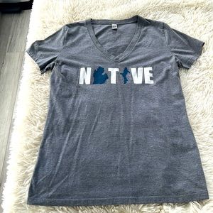 Michigan native shirt size extra large